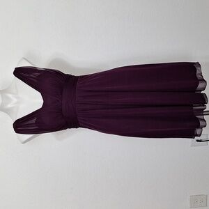 Vintage Eva USA Deep Wine Whimsigoth Fairy Romantic Goth Empire Waist Dress Sz M